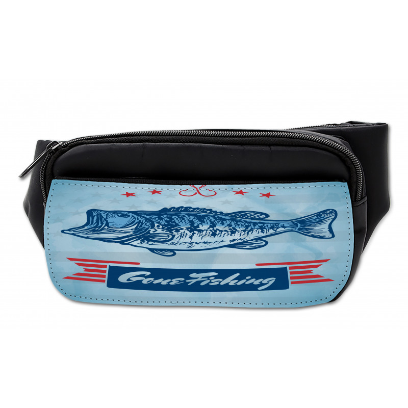 Throat Fish USA Flag Bumbag