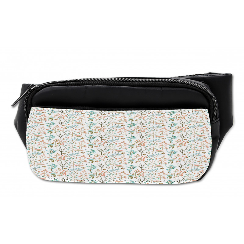 Soft Toned Meadow Blooms Bumbag