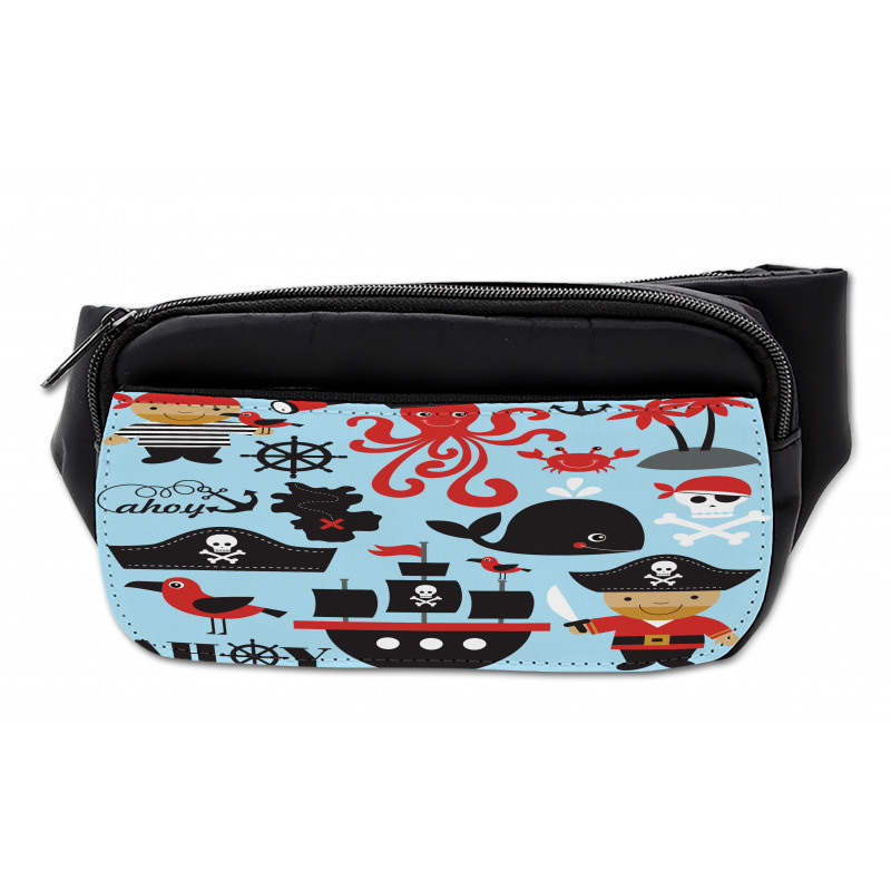 Cartoon Marine Adventure Bumbag