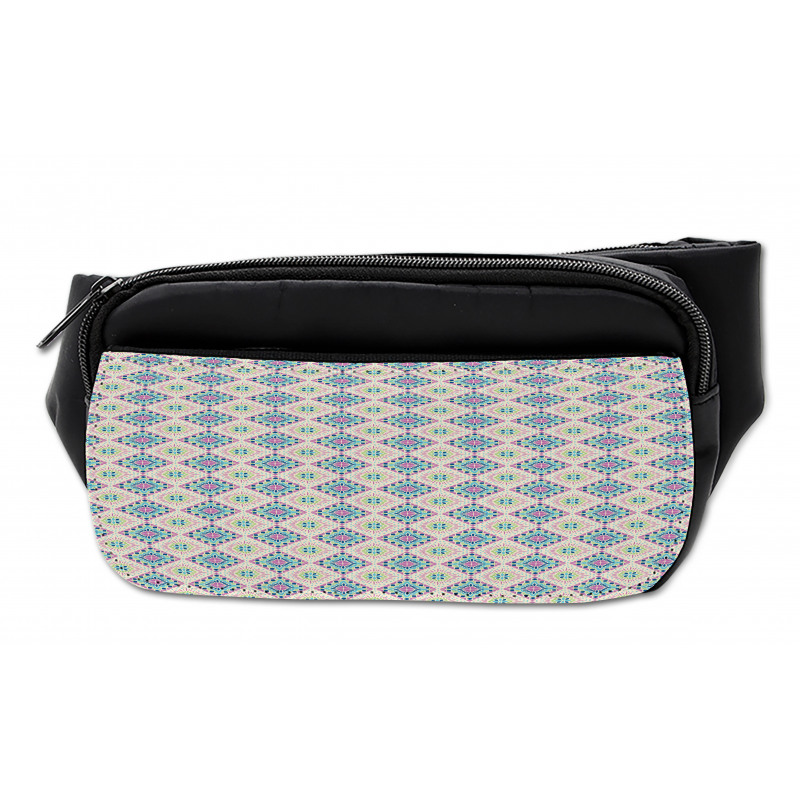 Ikat Inspired Boho Art Bumbag