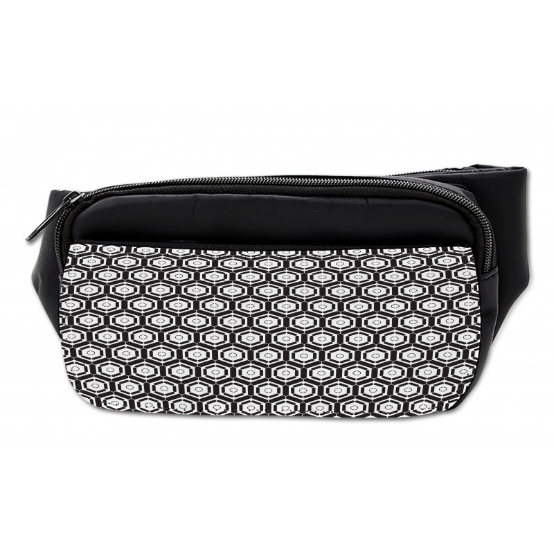 Modern Futuristic Motif Bumbag