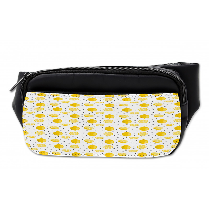 Summer Citrus Fruit Polka Dot Bumbag