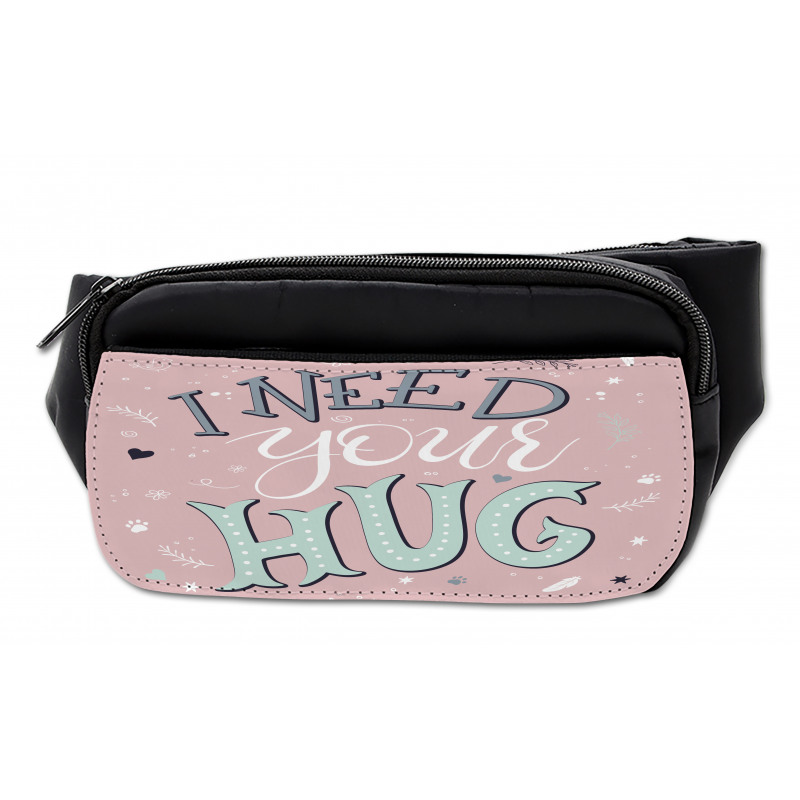 I Need Your Hug in Pastel Tone Bumbag