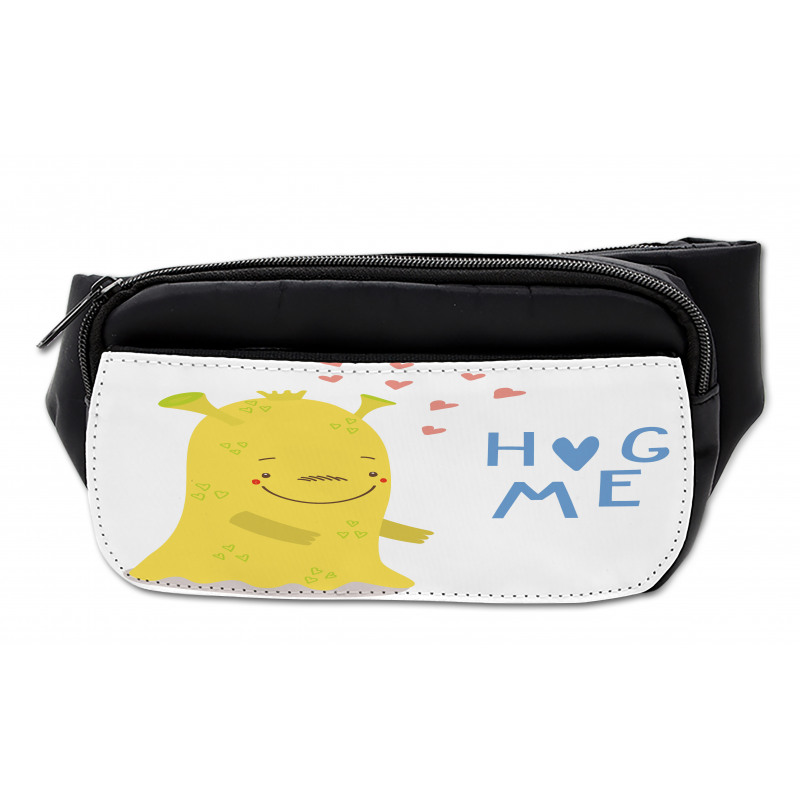 Monster and Hug Me Words Bumbag