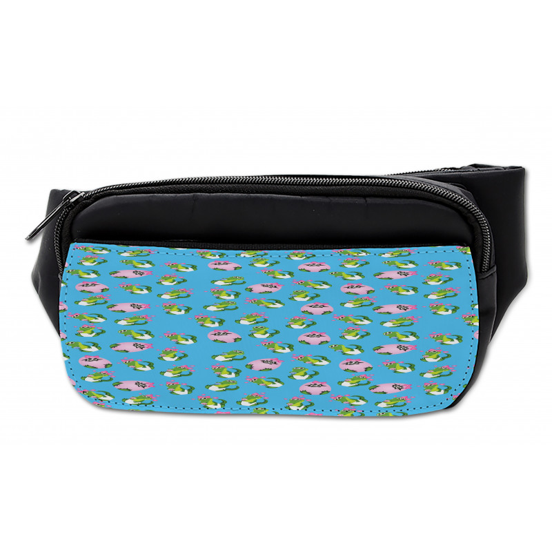 Cartoon Baby Crocodiles Bumbag