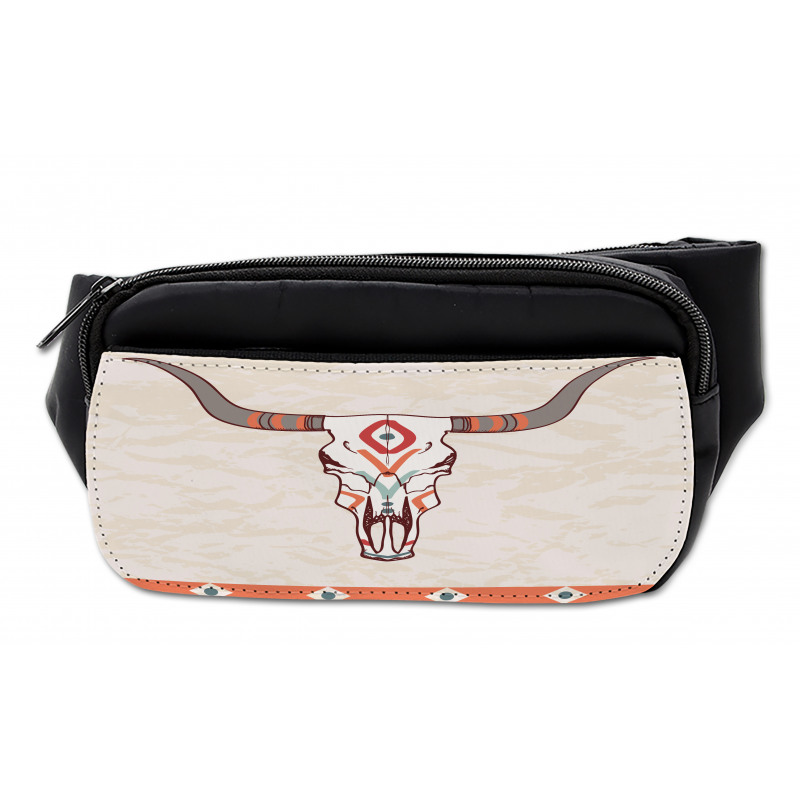 Ornate Bull Skull Bumbag