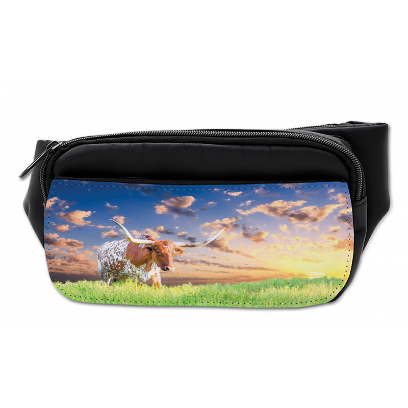 Female Cow in Pasture Sky Bumbag