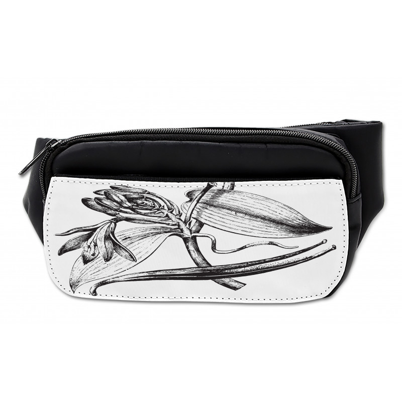 Vintage Engraved Flower Art Bumbag