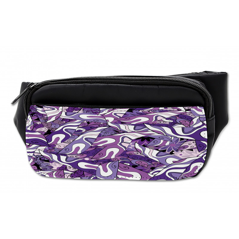 Lilac Strokes Motifs Bumbag