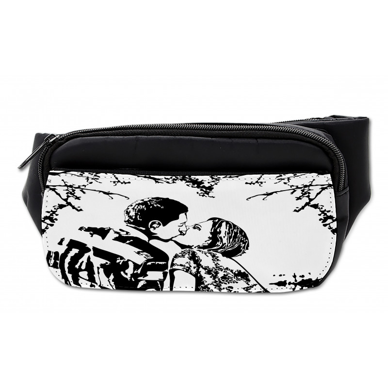 Young Couple in Love Print Bumbag