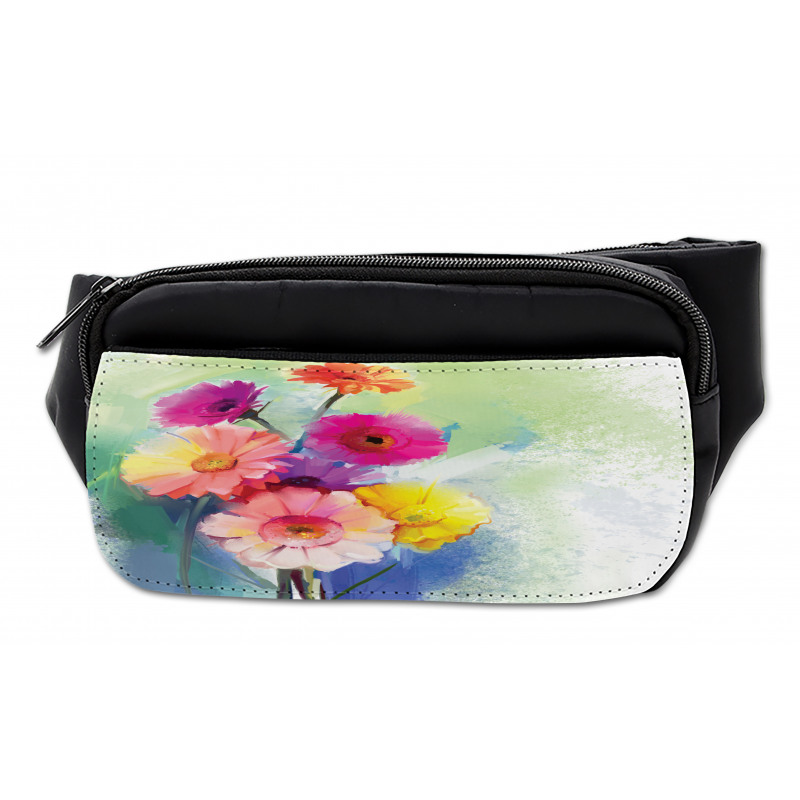 Gerbera Flowers Art Bumbag