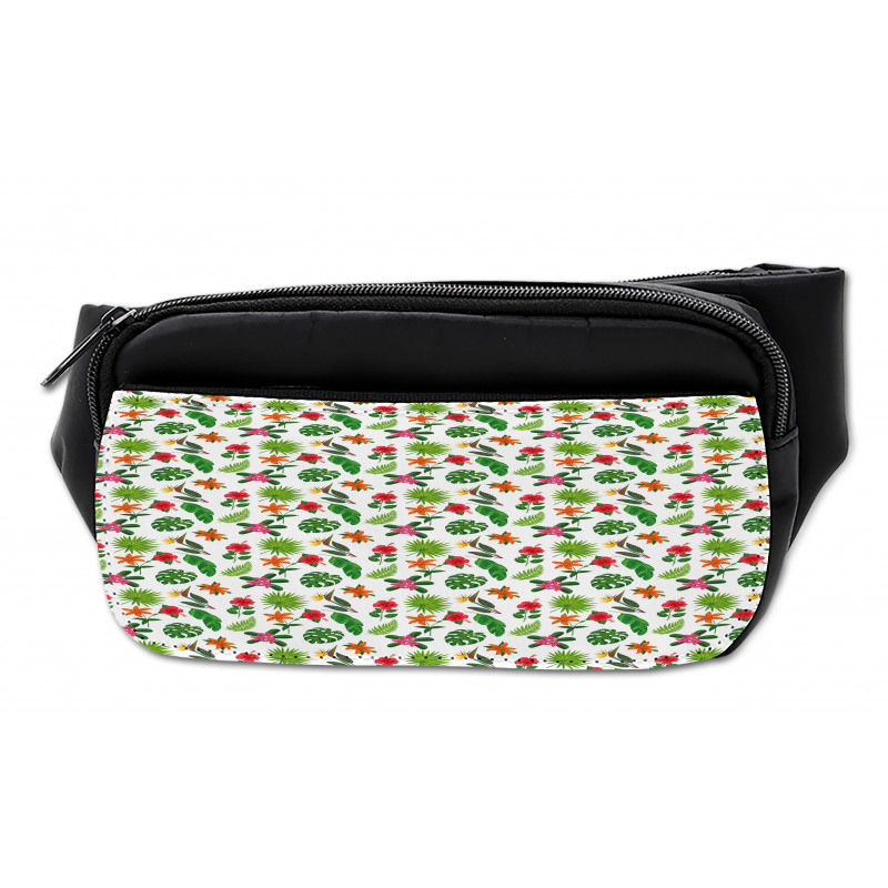 Tones of Green Floral Bumbag