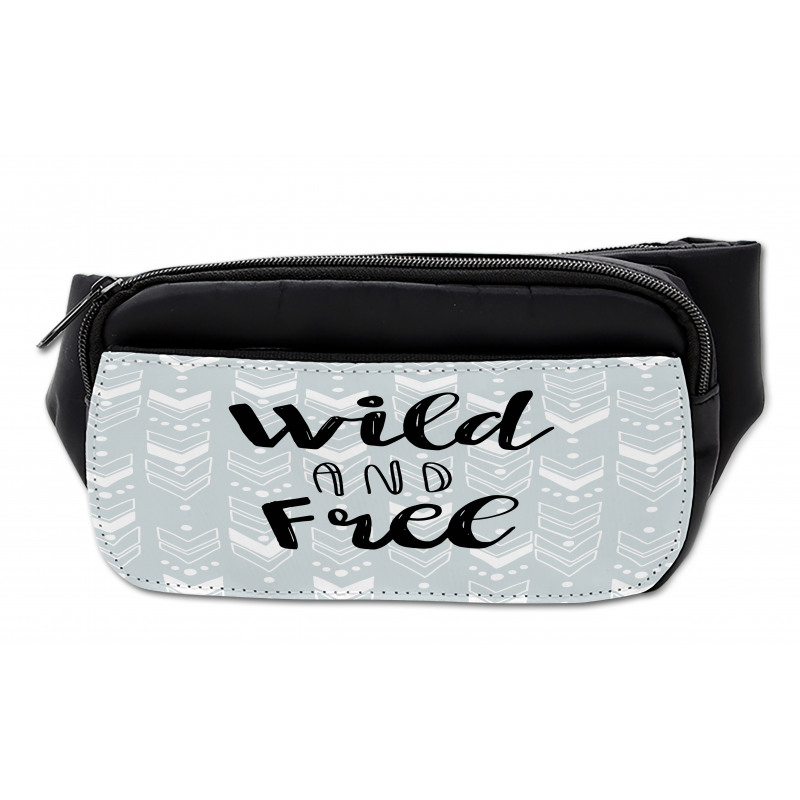 Wild and Free Typography Bumbag