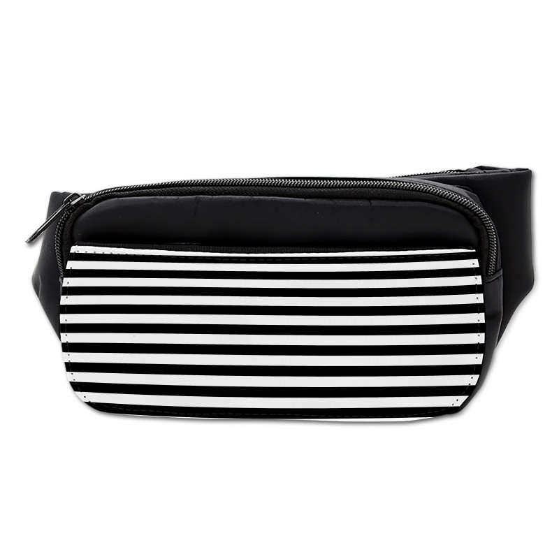 Monochrome Classic Striped Bumbag