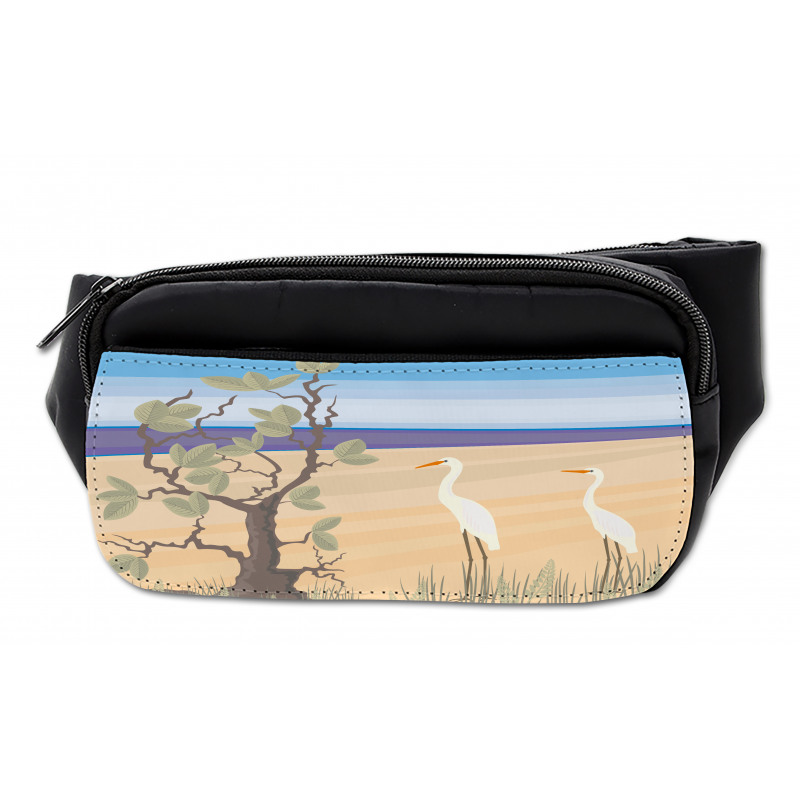 Birds on Beach Coastal Doodle Bumbag