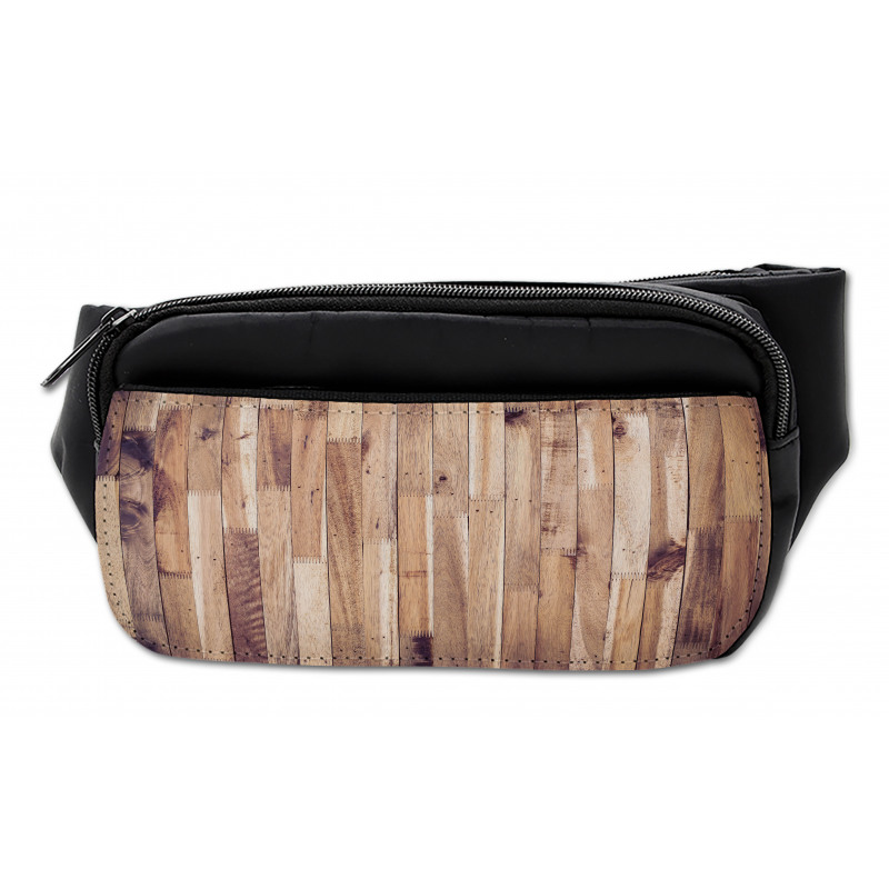 Aged Planks Pattern Bumbag