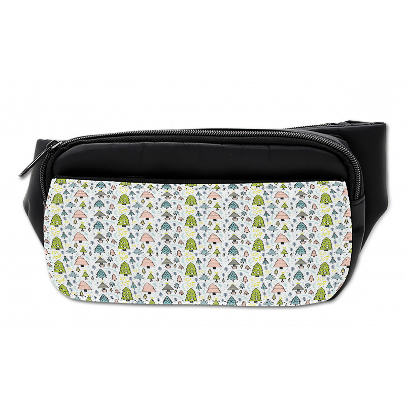 Doodle Drawn Pattern Bumbag