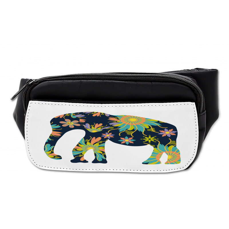 Oriental Floral Elephant Bumbag