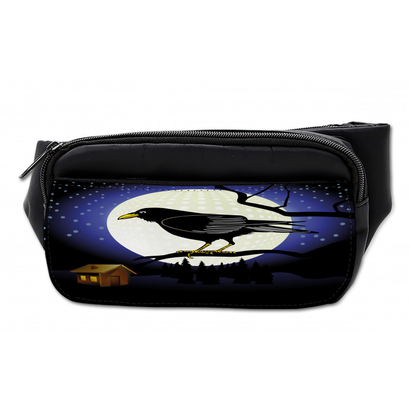 Full Moon Night Bird Bumbag