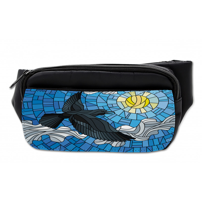 Stained Glass Bird Sky Bumbag