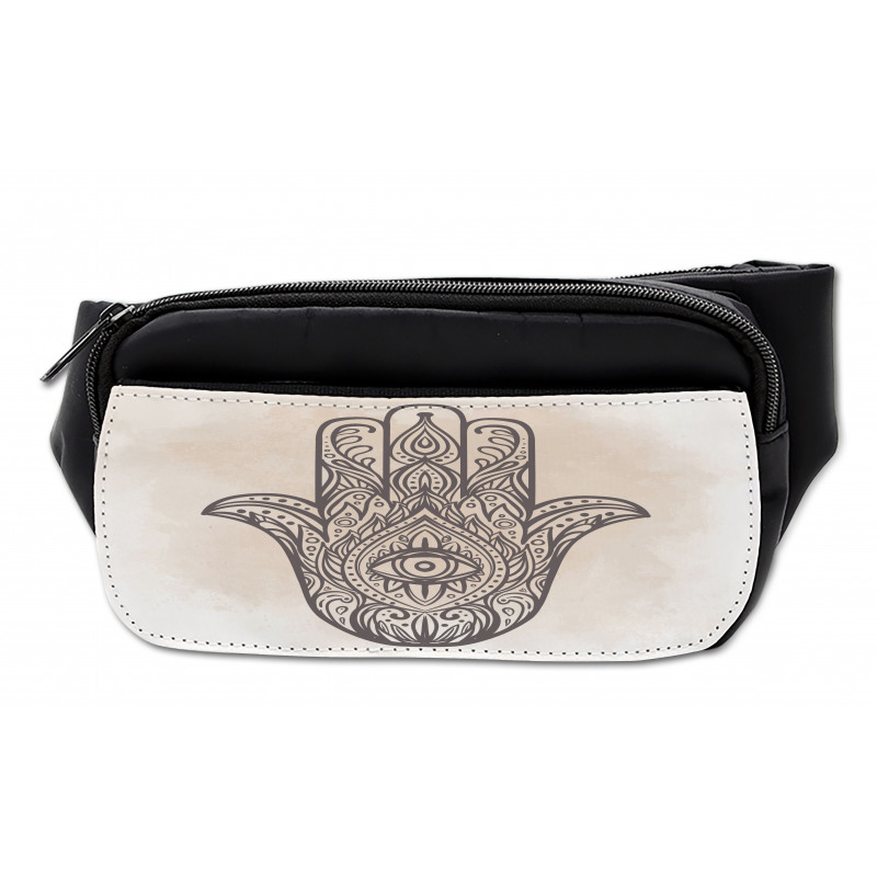 Palm Shaped Folk Ornate Bumbag