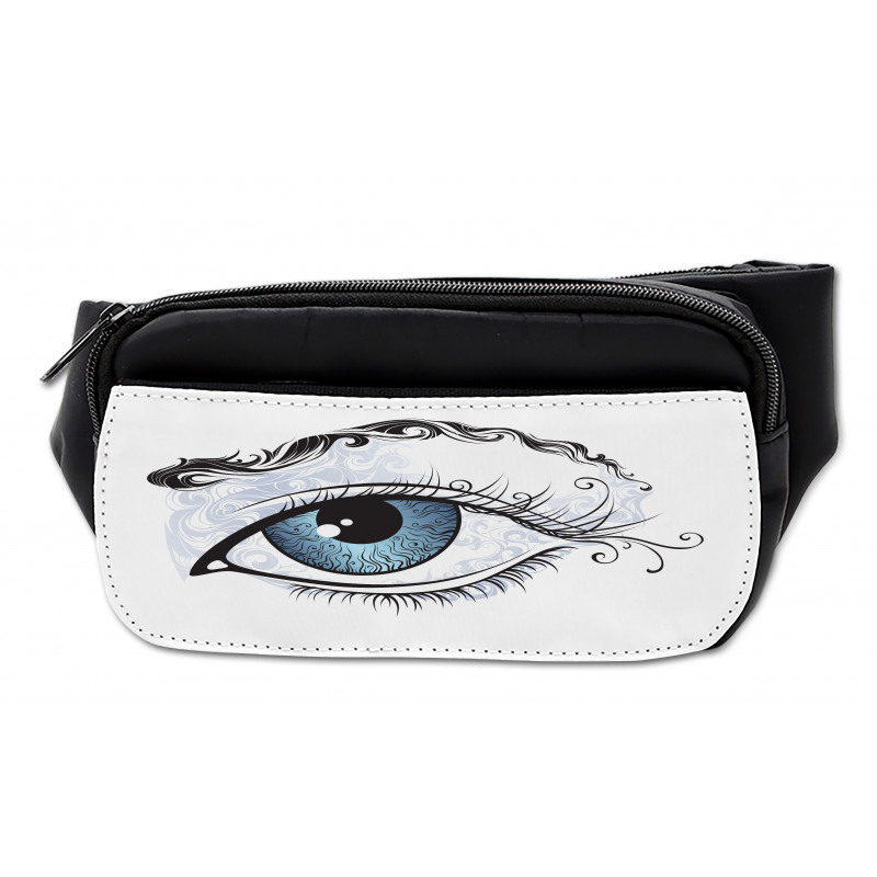 Eye Drawing with Curves Bumbag