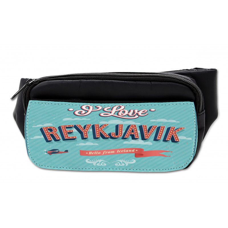 I Love Reykjavik Vintage Bumbag