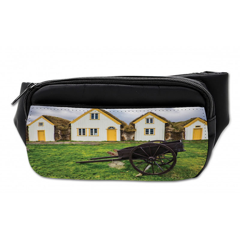 Antique Turf Viking Houses Bumbag