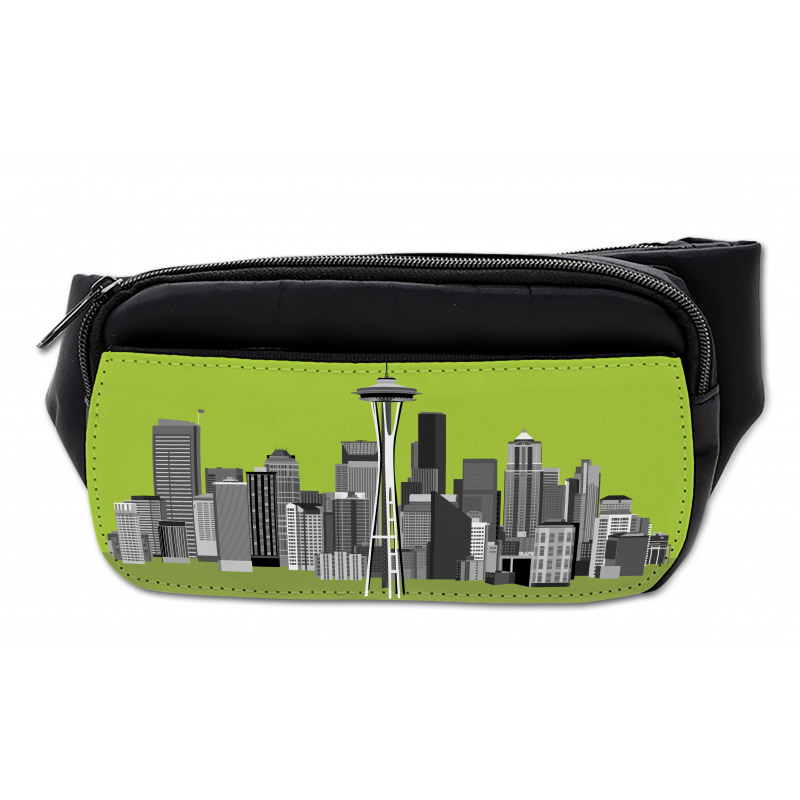 Greyscale Buildings Bumbag