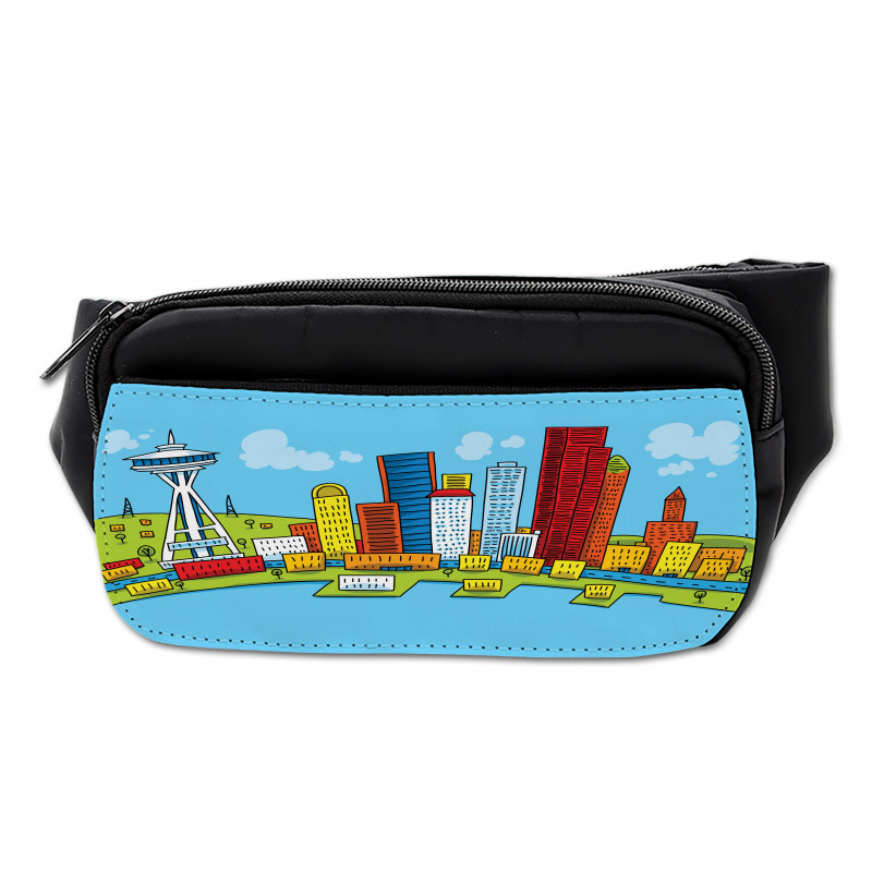 Cartoon Scene Art Bumbag