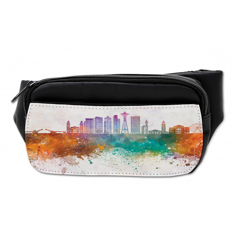 Watercolor Splatter Bumbag