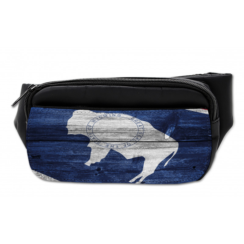 Equality State Flag Wooden Bumbag