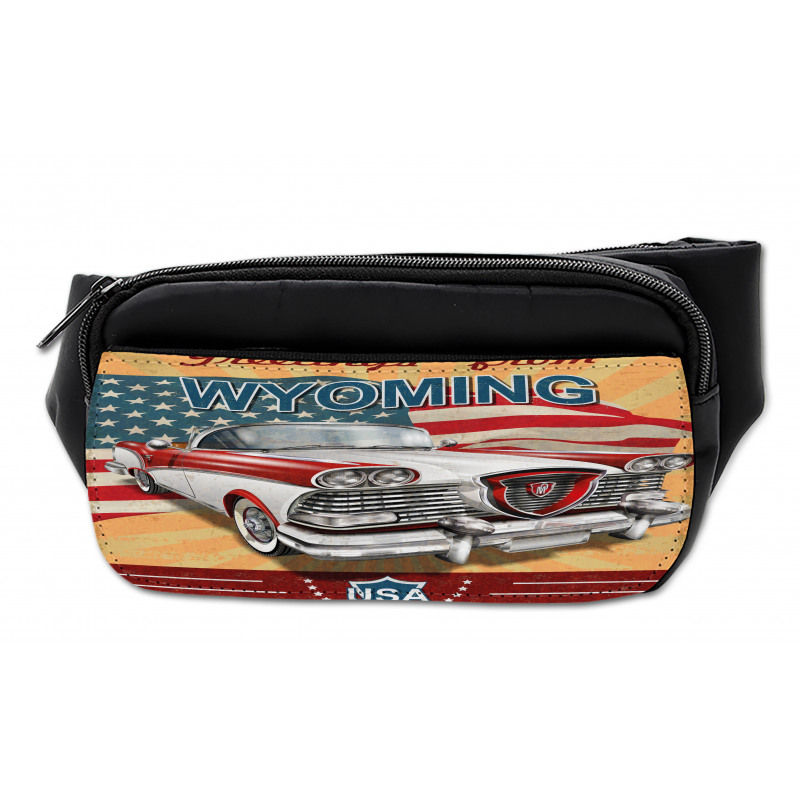 Vintage Car and Greetings Bumbag