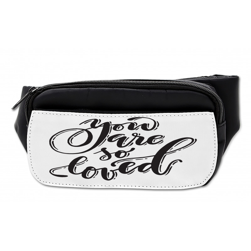 Bold and Curvy Font Bumbag