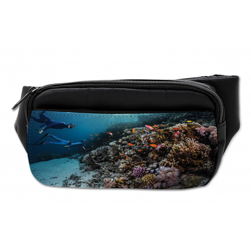 Vivid Coral Reef Blue Waters Bumbag