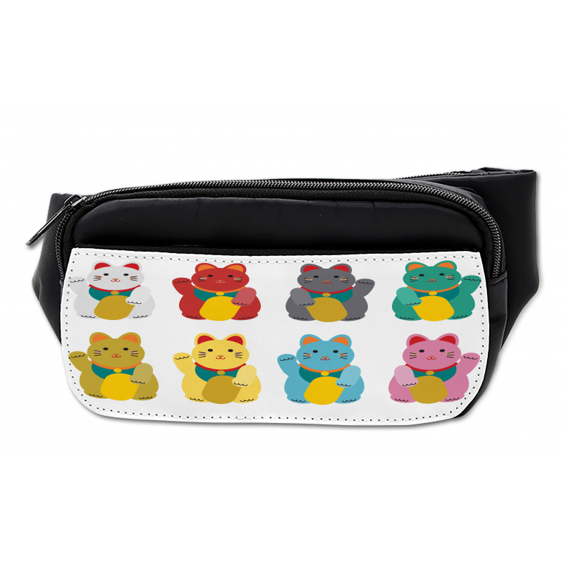 Colorful Maneki Neko Bumbag