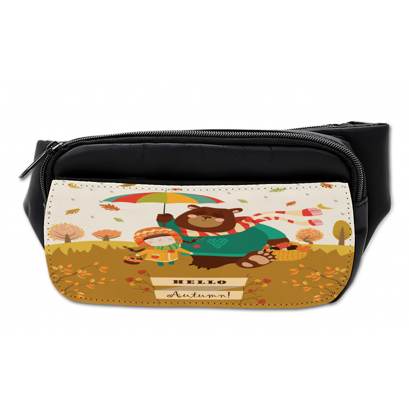 Hello Autumn Cartoon Bumbag