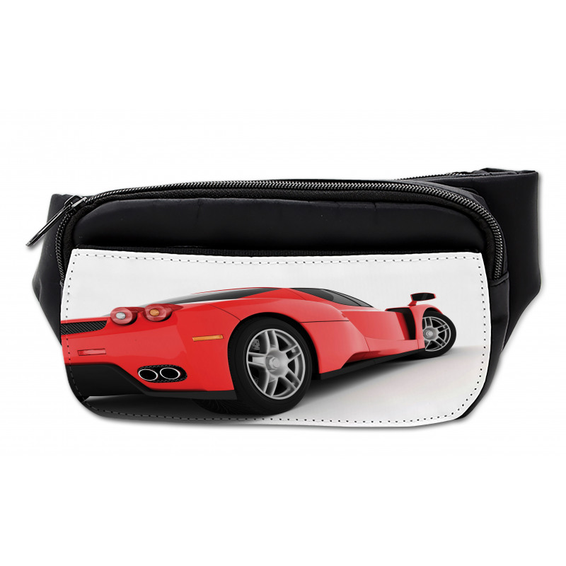 Red Super Sports Car Bumbag