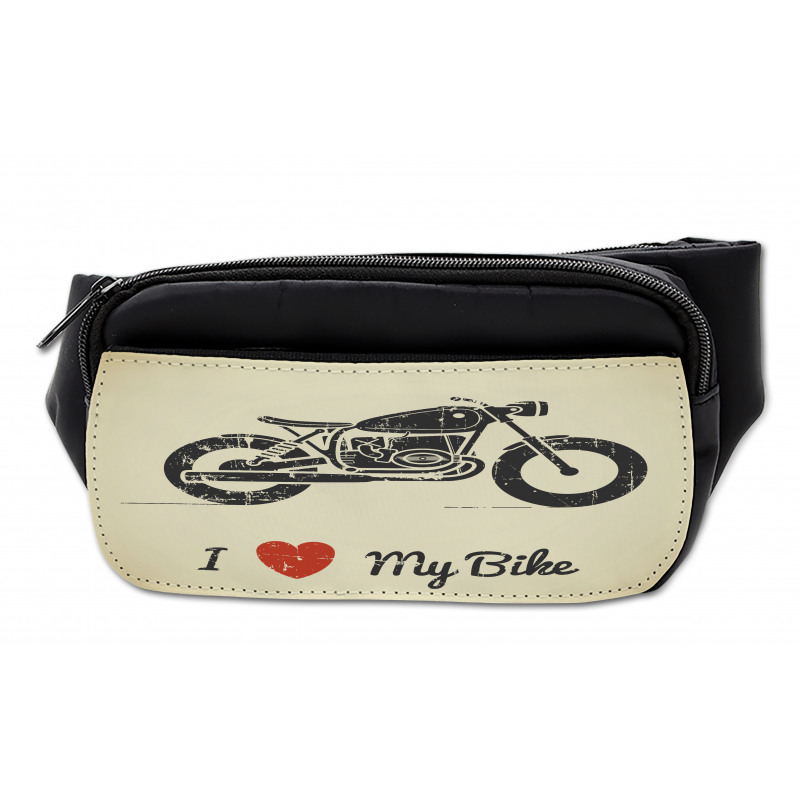 Grunge Flat Motorcycle Bumbag