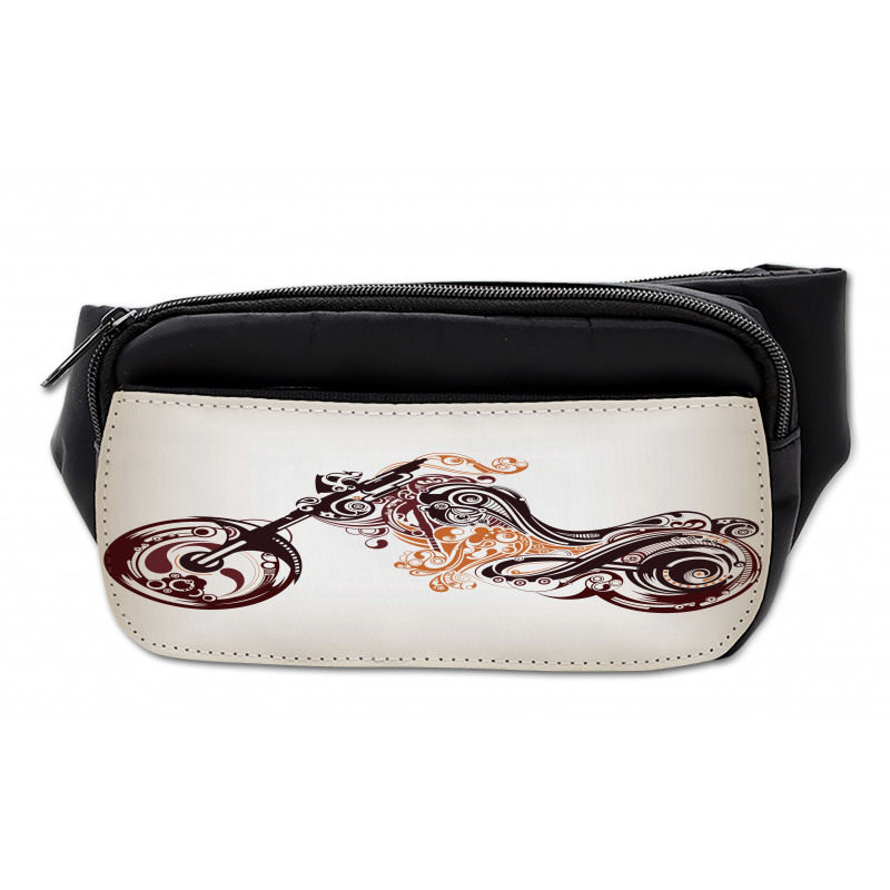 Curvy Floral Bike Bumbag