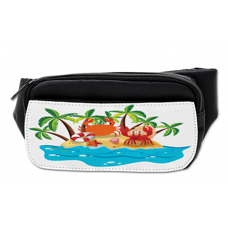 Exotic Island Cartoon Bumbag