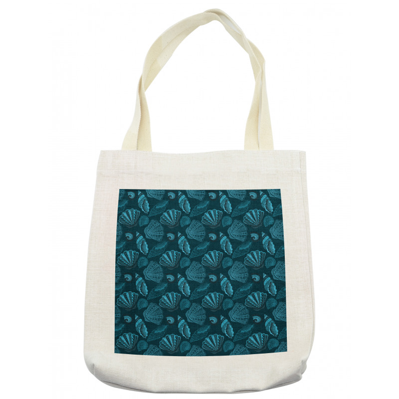 Underwater Sea Shells Art Tote Bag