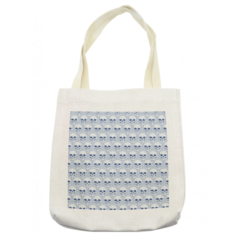 Blue Skulls Optical Tote Bag