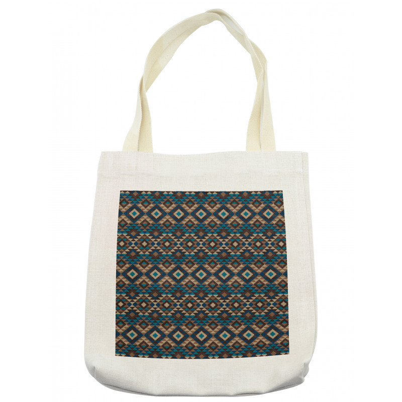 Knitted Jacquard Tote Bag