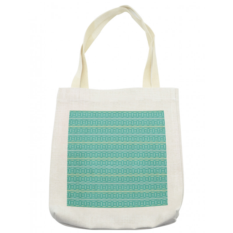 Striped Round Polka Dot Tote Bag