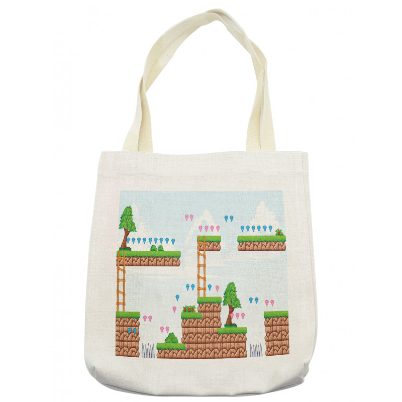 90's Retro Computer Game Tote Bag