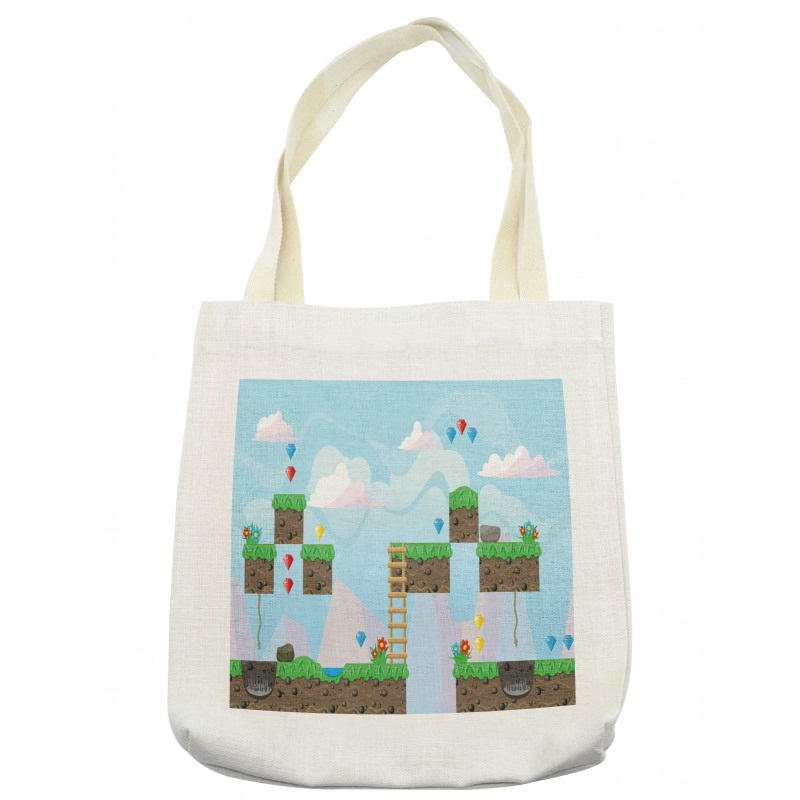 Vintage Game Platform Art Tote Bag