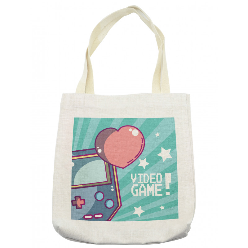 Retro Gameboy Fans Heart Tote Bag