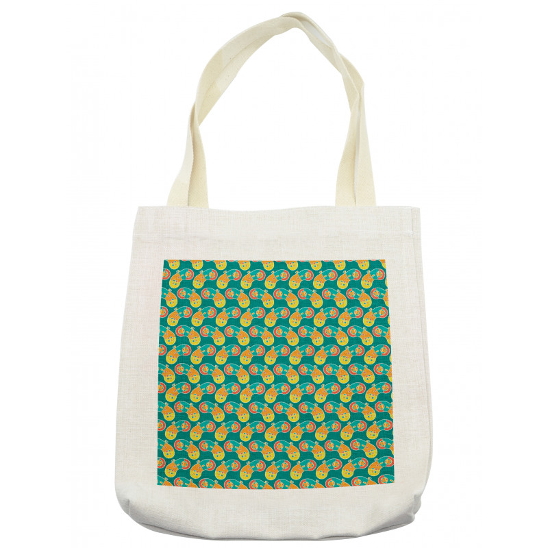 Retro Colored Gamepad Art Tote Bag