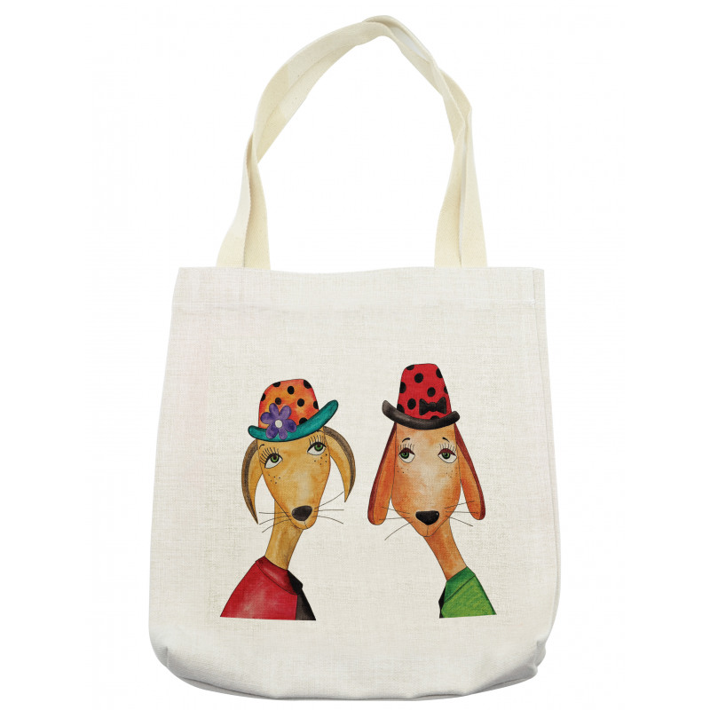 Doodle Style Funny Drawings Tote Bag